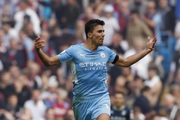 رودري لاعب مان سيتي (رويترز)