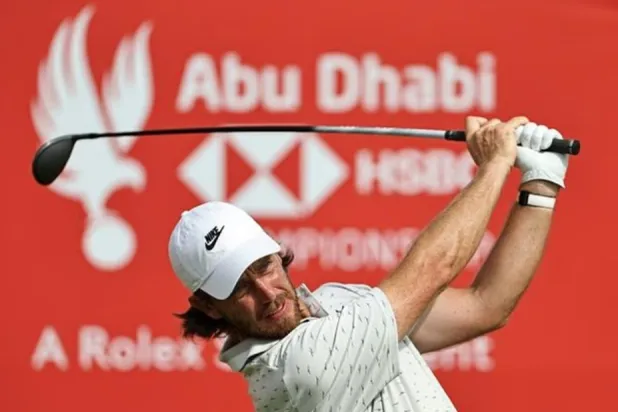 Fleetwood in tie for lead at halfway stage in Abu Dhabi - AFP
