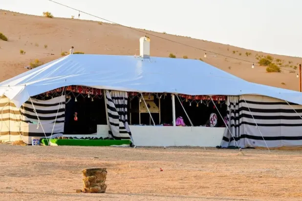 The tents maintain historical symbolism, embodying the generosity and hospitality that have characterized Bedouin life for generations - SPA