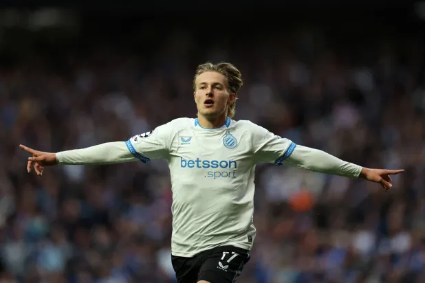 روميو فيرمانت لاعب كلوب بروج إلى منتخب بلجيكا (رويترز)