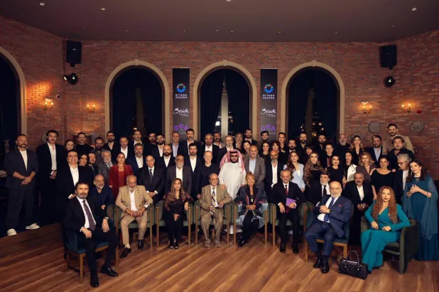 نجوم الدراما السورية في لقائهم مع رئيس هيئة الترفيه