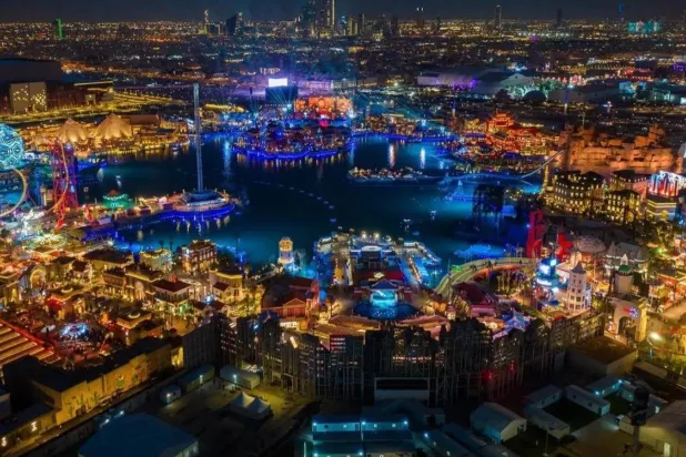 صورة جوية توضح جانباً من فعاليات موسم الرياض (واس)