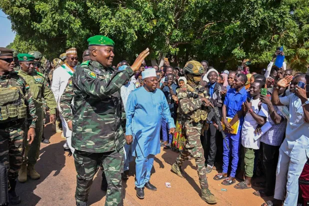 رئيس النيجر الجنرال عبد الرحمن تياني خلال زيارته لمنطقة دوسو السبت (رئاسة النيجر)