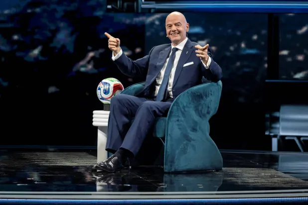 السويسري جياني إنفانتينو رئيس الاتحاد الدولي لكرة القدم «فيفا» (رويترز)