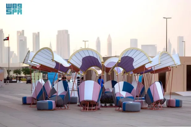 After its display in Dubai, the artwork will move to Dhahran for the Tanween event. (SPA)