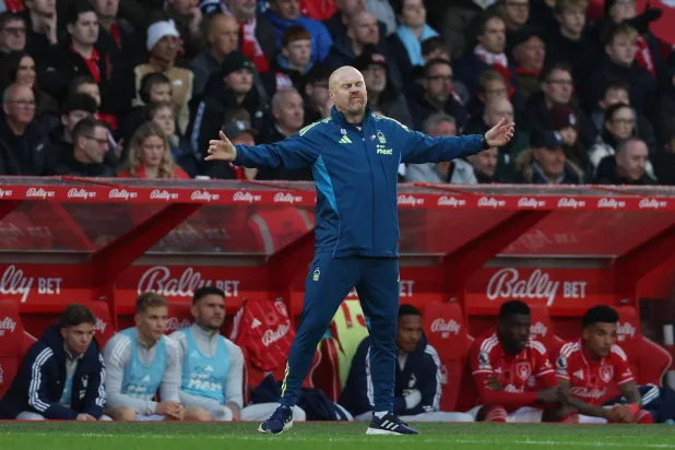 شون دايش مدرب نوتنغهام فورست (رويترز) 