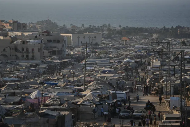 جانب من الدمار جراء الغارات الإسرائيلية على قطاع غزة (أ.ب)