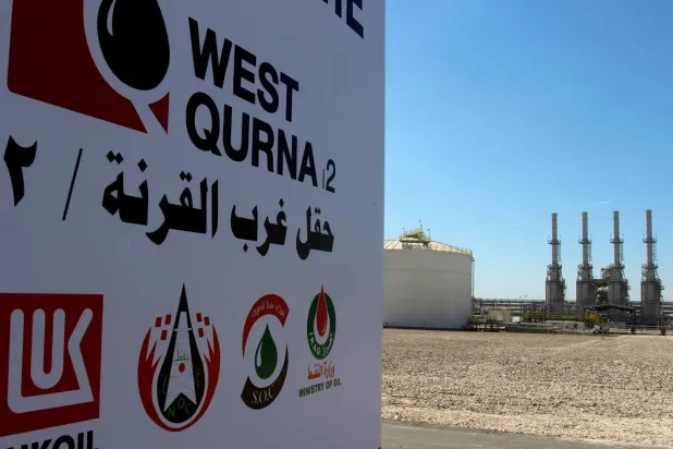 حقل غرب القرنة-2 بالعراق (رويترز)