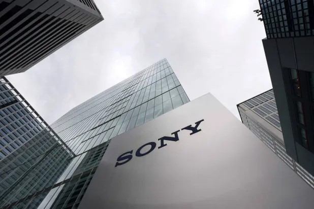 The logo of Japanese entertainment and electronics giant Sony is displayed at the company's headquarters in Tokyo on November 11, 2025. (AFP)
