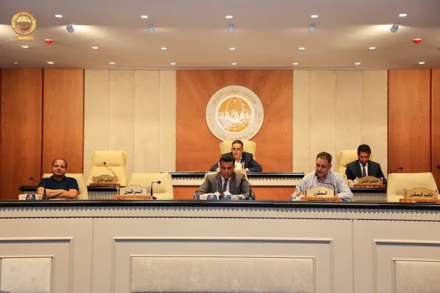 جلسة سابقة لاجتماع مجلس النواب الليبي برئاسة النويري ودومة في غياب صالح (مجلس النواب)