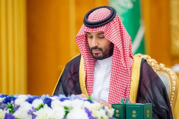 Prince Mohammed bin Salman bin Abdulaziz Al Saud, Crown Prince and Prime Minister, chairs the Cabinet session in Riyadh. (SPA)