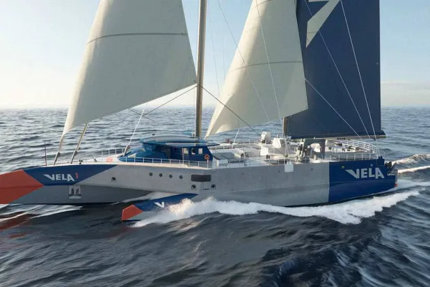 سفينة شحن فرنسية لعبور المحيطات تعمل بطاقة الرياح