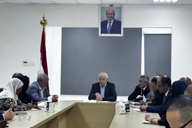 جانب من اجتماع نائب وزير الخارجية اليمني مع ممثلي المنظمات الدولية (إكس)