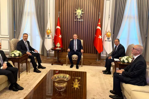 الرئيس التركي رجب إردوغان يستقبل وزير الخارجية المصري بدر عبد العاطي الأربعاء (الخارجية المصرية)