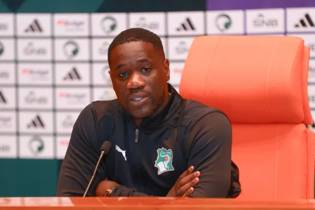 إيمرسي فاي مدرب منتخب كوت ديفوار (تصوير: عدنان مهدلي) 