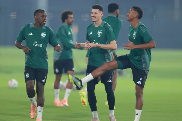 جانب من تحضيرات المنتخب السعودي (تصوير: عدنان مهدلي)