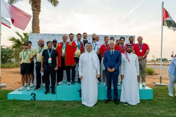 جانب من تتويج الأبطال (الشرق الأوسط)