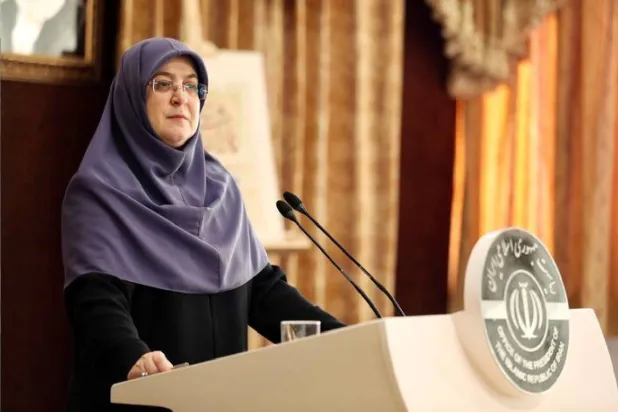 المتحدثة باسم الحكومة الإيرانية فاطمة مهاجراني (موقع جماران)