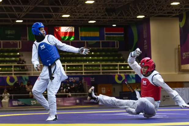 منجز جديد سجلته دنيا أبو طالب بذهبية التايكوندو (الشرق الأوسط)