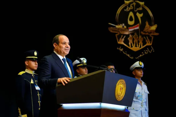 الرئيس المصري عبد الفتاح السيسي (رئاسة الجمهورية المصرية)