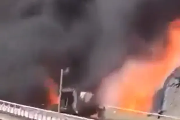 صورة متداولة للحادث على مواقع التواصل (إكس)