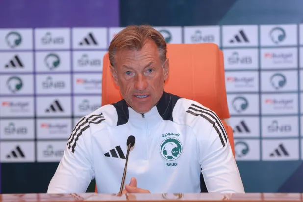 رينارد خلال المؤتمر الصحافي (تصوير: عدنان مهدلي)
