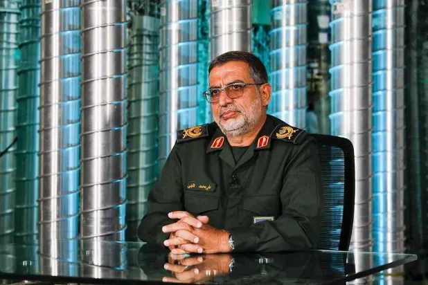 Brigadier General Ali Mohammad Naini, spokesman for the Iranian Revolutionary Guards Corps, in September. (defapress)