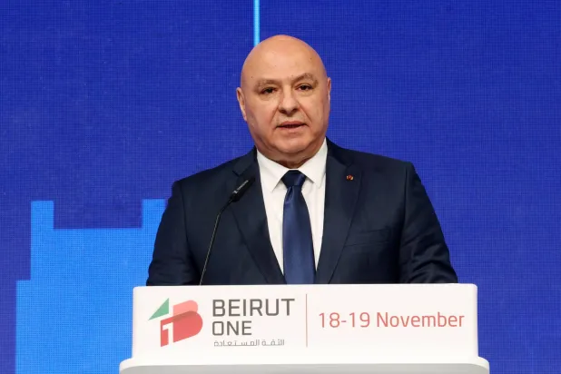 الرئيس جوزيف عون في كلمة له خلال حضوره مؤتمر «بيروت 1» (الرئاسة اللبنانية)
