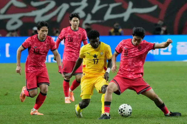 كوريا الجنوبية هزمت غانا وديّاً (أ.ب)