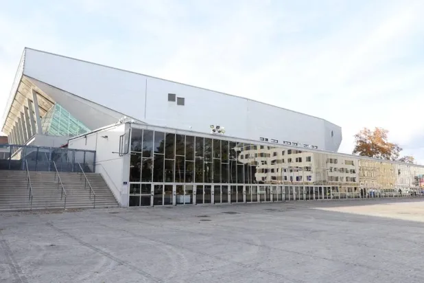 A view of the main hall of Wiener Stadthalle the venue of next year's Eurovision Song Contest, in Vienna, Austria, November 18, 2025. (Reuters) 