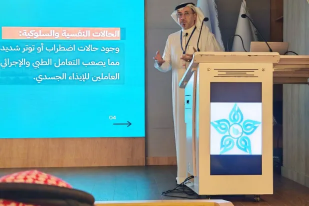 هيثم مساوا يُقدّم ورشة عمل بعنوان «التحدّيات الصحية في المنافذ الجوّية» (الشرق الأوسط)