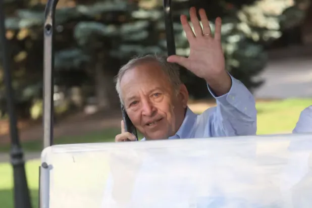 Larry Summers, Former United States Secretary of the Treasury, attends the annual Allen and Co. Sun Valley Media Conference in Sun Valley, Idaho, US, July 8, 2022. REUTERS