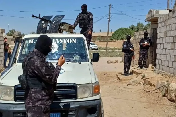 Haseke'de SDG’nin gerçekleştirdiği güvenlik operasyonundan bir kare (Arşiv - Facebook)