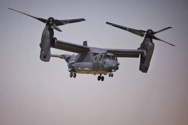 Bir V-22 Osprey uçağı (AP)