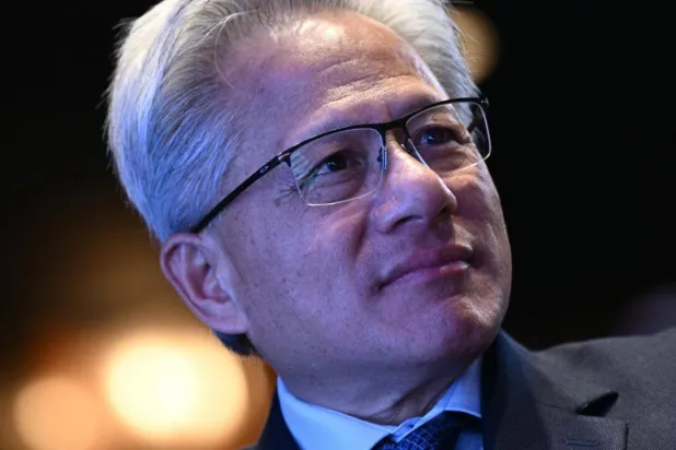 Nvidia founder and CEO Jensen Huang has stressed the need for the company to compete in the China market, where sales of its chips have stalled as a result of US President Donald Trump's trade war. Brendan SMIALOWSKI / AFP
