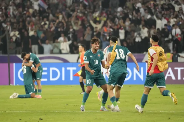 العراق يأمل مواصلة حلمه المونديالي بنجاح (إ.ب.أ)