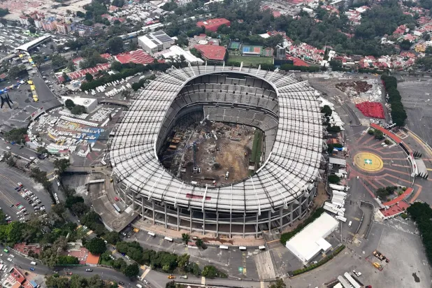 ملعب «أزتيكا» في العاصمة المكسيكية مكسيكو سيتي (رويترز)