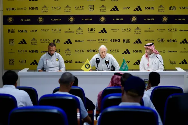 البرتغالي خورخي خيسوس مدرب نادي النصر (تصوير: عبد العزيز النومان)