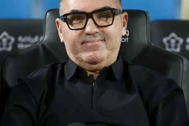 التونسي جلال القادري مدرب فريق الحزم (تصوير: نايف العتيبي)