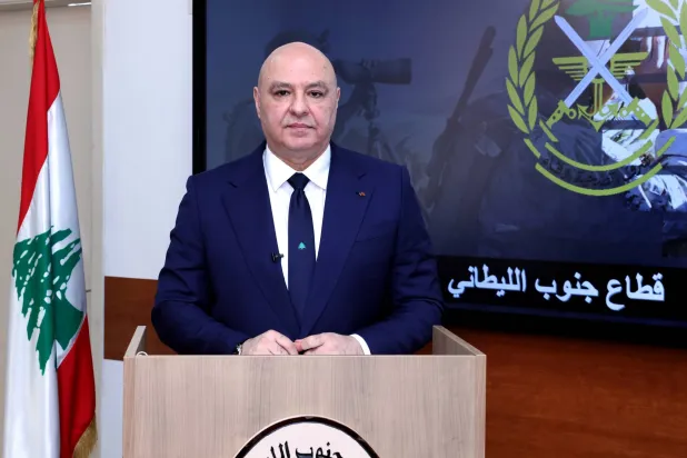 الرئيس اللبناني جوزيف عون يعلن مبادرته للحل مع إسرائيل من ثكنة للجيش في الجنوب مساء الجمعة (الرئاسة اللبنانية)