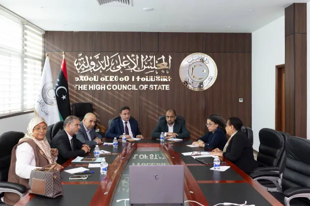 اجتماع لجنتي المناصب السيادية بالمجلس الأعلى للدولة ومجلس النواب في 9 نوفمبر الحالي (المجلس الأعلى للدولة)