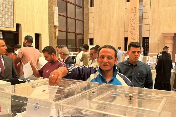 تصويت مصريين في الخارج خلال انتخابات مجلس النواب (تنسيقية شباب الأحزاب بمصر)