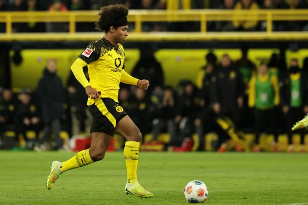 كريم أديمي مهاجم بوروسيا دورتموند (إ.ب.أ)