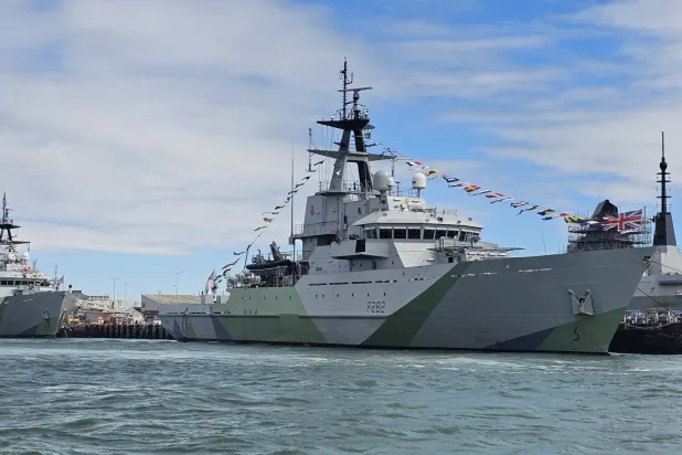 سفينة الدورية التابعة للبحرية الملكية البريطانية «سيفيرن» (حساب السفينة عبر منصة «إكس»)