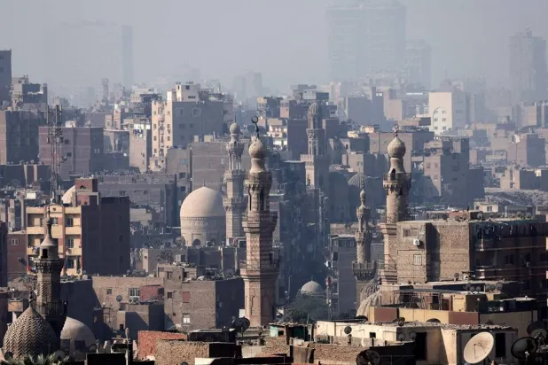 General view of the buildings in old Cairo, Egypt, November 18, 2025. (Reuters)