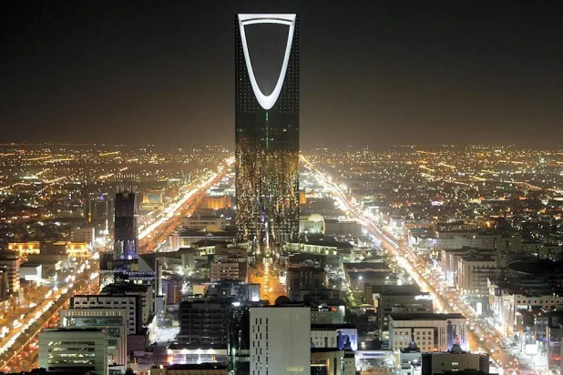 A night view of Riyadh, Saudi Arabia. (Reuters)