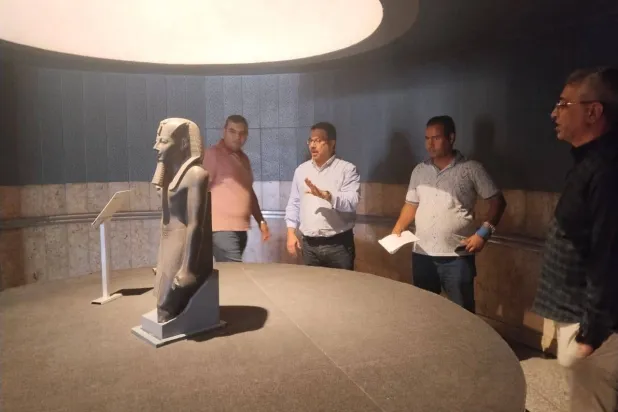 تطوير العرض المتحفي لـ«قاعة الخبيئة» بمتحف الأقصر للفن المصري القديم (وزارة السياحة والآثار)