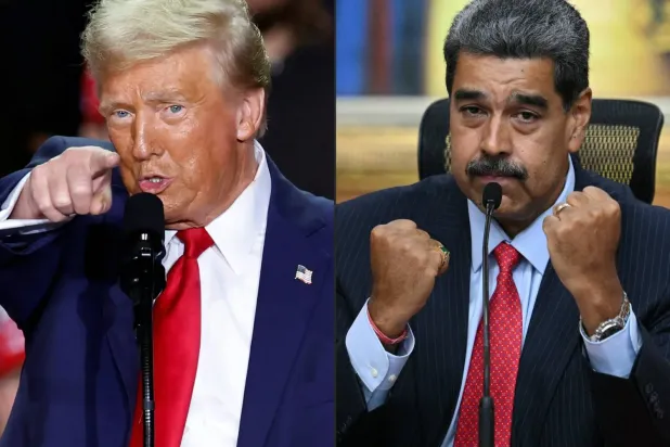 ABD Başkanı Trump ve Venezuela Devlet Başkanı Maduro (AFP)