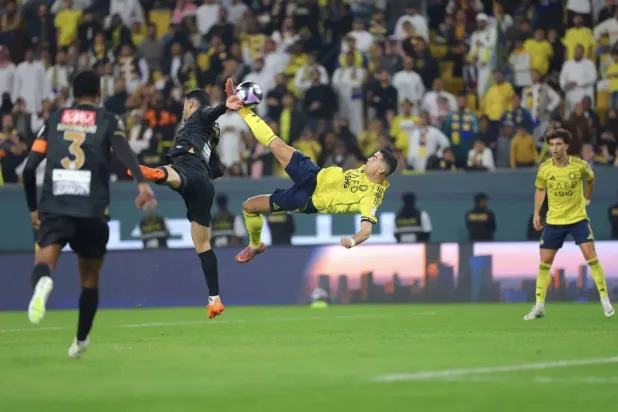 رونالدو قال إن الدراسات لا تكذب (تصوير: عبد العزيز النومان)