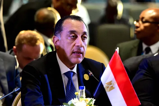 رئيس الوزراء المصري مصطفى مدبولي أثناء مشاركته في القمة الأفريقية - الأوروبية (مجلس الوزراء المصري)